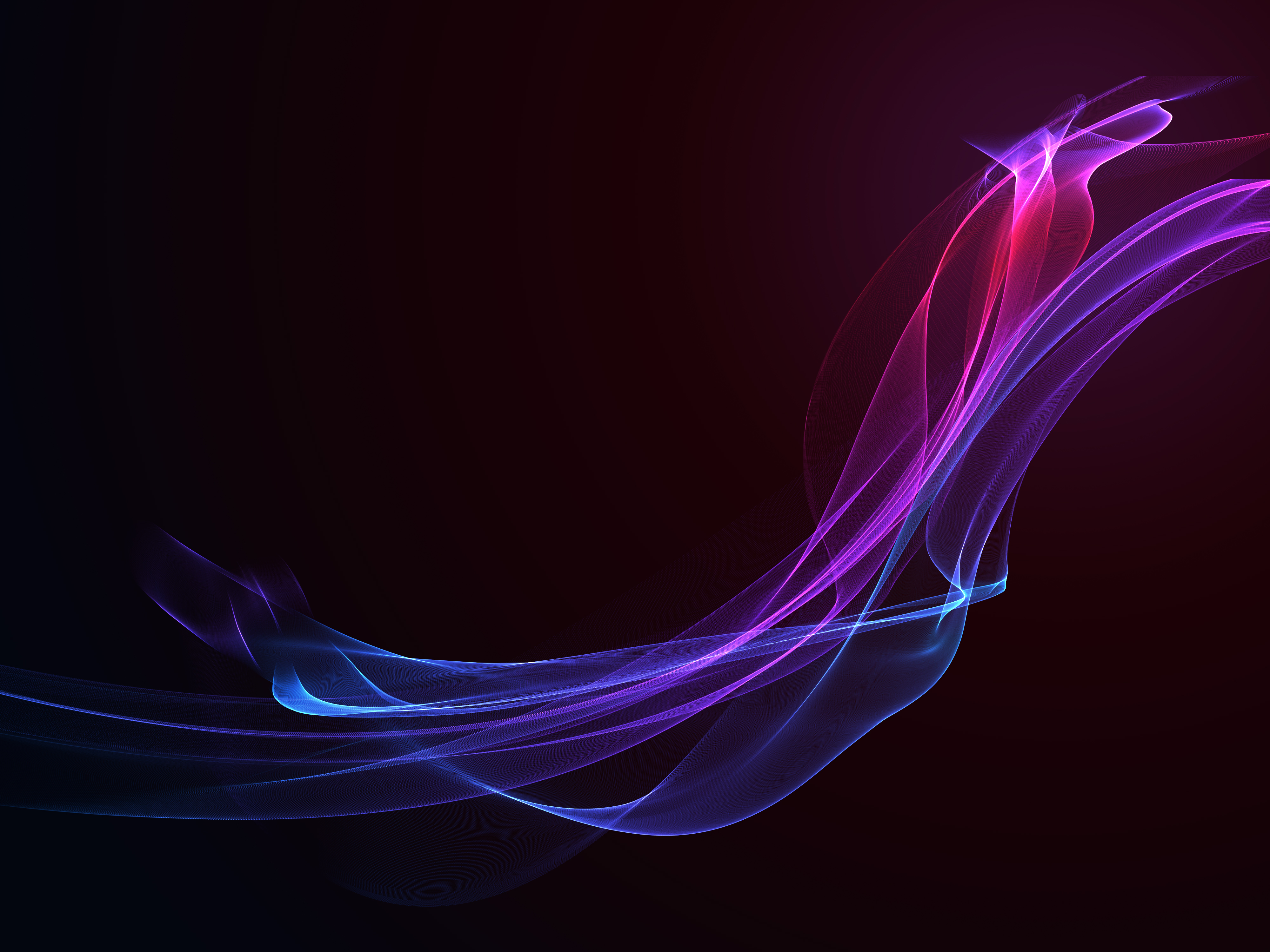 Abstract flowing colorful waves